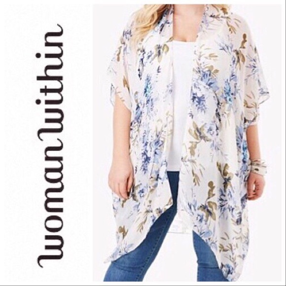 Kimono-Cardigan Floral - Picture 2 of 4